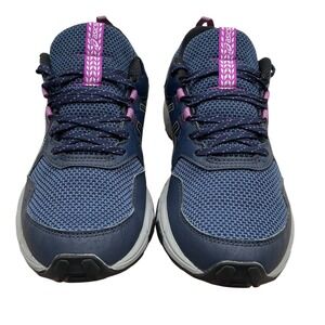 Asics Gel-Venture 8 Womens Navy Purple‎ Trail Running Shoes 1012A708 Size 7